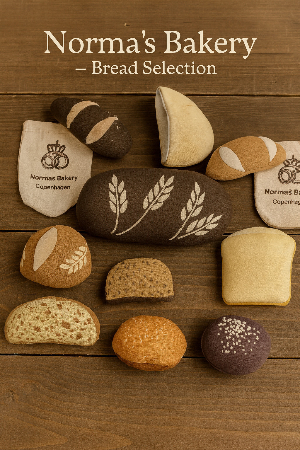 Pretend Play Sourdough Bread Slices – Set of 2