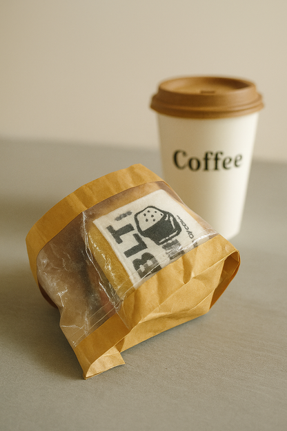 Plush BLT Sandwich Toy – Handmade Pretend Play Food