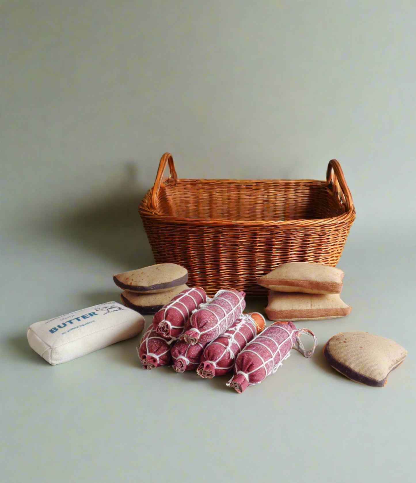 Play Food Salami Fabric Toys