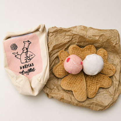 Waffle Play Set – 7 Pieces with Cotton Bag