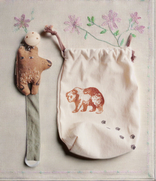 Pacifier holder - Bear