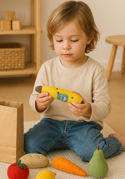 Handmade Banana Soft Toy – Danish Design