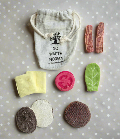 Upcycled Play Food Fabric Hamburger Toy