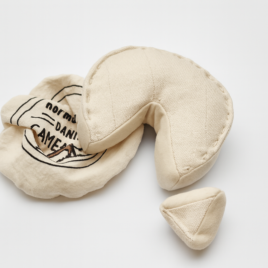 Handmade Embroidered Camembert Cheese Toy – Play Food for Kids