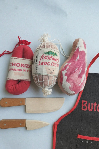 Canvas Rosemary Saucisson Plush – Handmade Pretend-Play Food (14 cm)