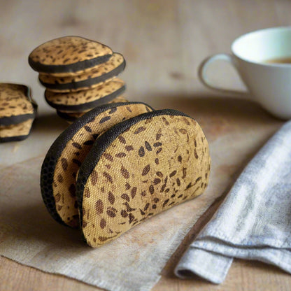 Eco-Friendly Play Food – Rye Bread Slices (2 Pieces)