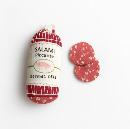Salami Piccante Play Set – Handprinted Canvas (Made in Denmark)