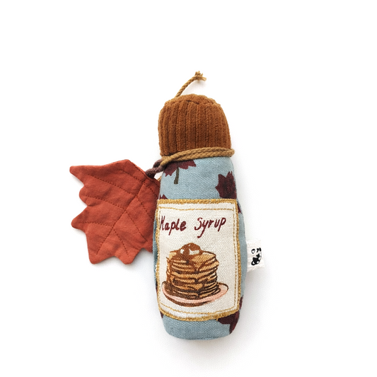 Maple Syrup Bottle Rattle