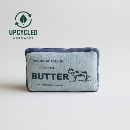Upcycled Denim Butter Pack – Pretend-Play Food Toy