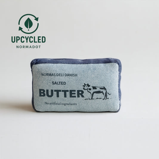 Upcycled Denim Butter Pack – Pretend-Play Food Toy