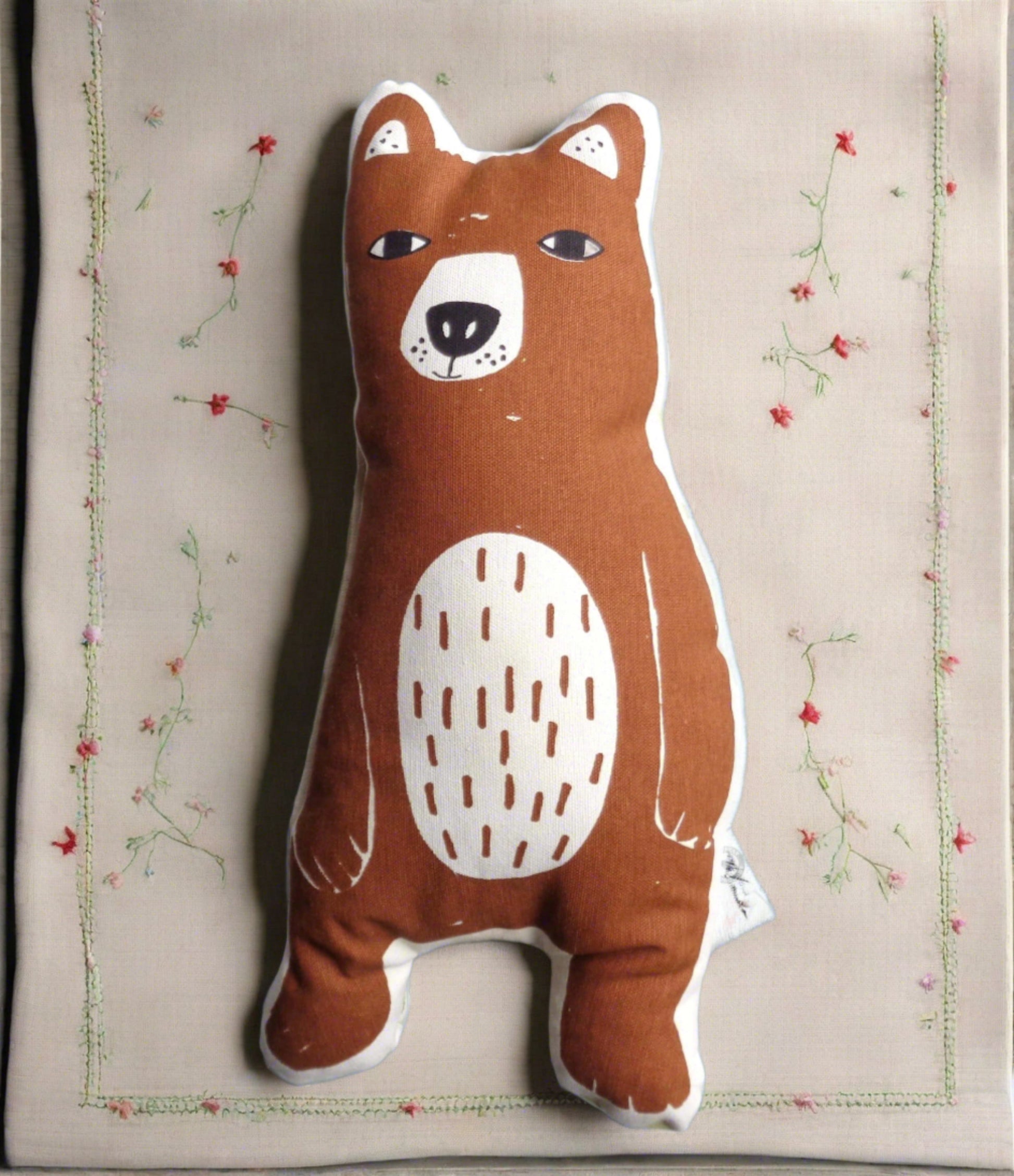 BROWN BEAR STUFFED PILLOW - normadot .com ™