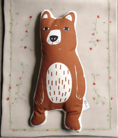 BROWN BEAR STUFFED PILLOW - normadot .com ™